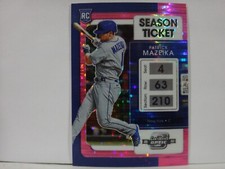 2022 Panini Chronicles Contenders Optic Pink Pulsar Patrick Mazeika Rookie  #18