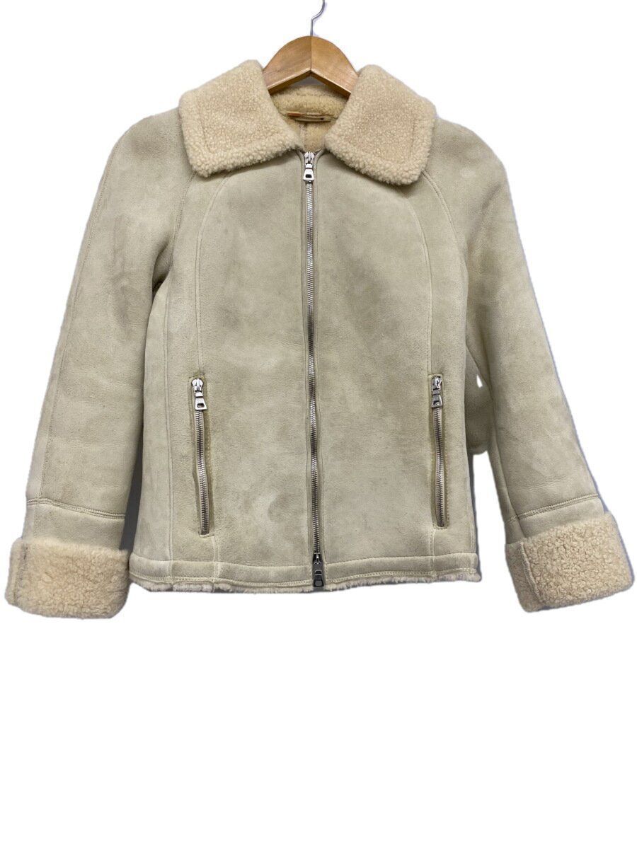 PRADA SPORT leather jacket blouson 40 sheep Cream 148148 PRADA SPORT leather jacket blouson 40 sheep Cream 148148