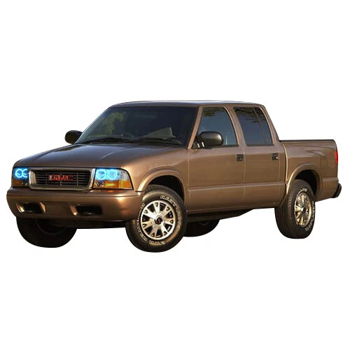 Kit de anillo halo LED cambiante multicolor RGB para faros GMC Sonoma 1998-2004 Foto 4 de 4