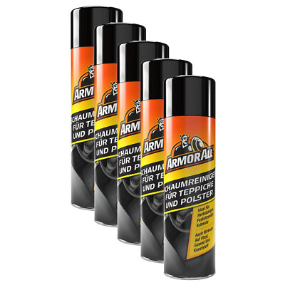 5x Armor All Aktivschaum Universal 500 ml Reiniger Schaum Polster Teppich