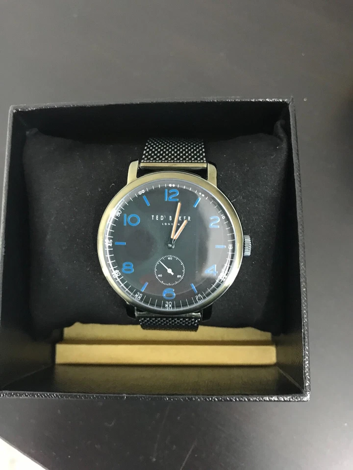 Ted Baker Mens Watch TE50372004 Silver Mesh Band $185 - Image 4 of 4