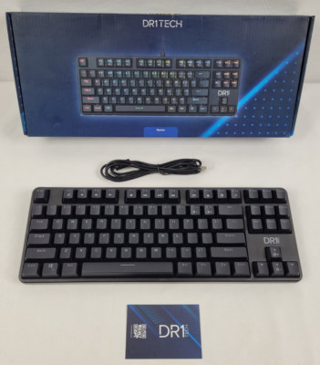 TKL Mechanische Gaming Tastatur RGB Anti Ghosting international Layout DR1TECH