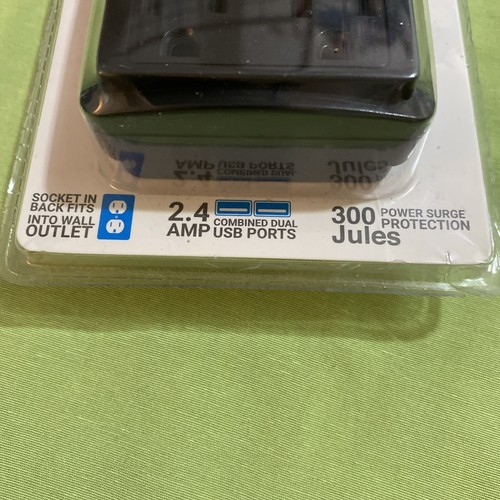 Duro Surge Multi Charging Station Ochrona przeciwprzepięciowa 2 gniazda i porty USB Daul - Zdjęcie 4 z 4