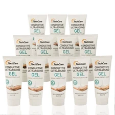 Water Based Conductive Ultrasound Gel ( Pack of 12 ) (60 ml 2.5 fl oz )