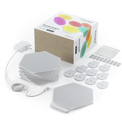 Nanoleaf Shapes Hexagons Starterkit oder Erweiterungskit Weiß / Schwarz