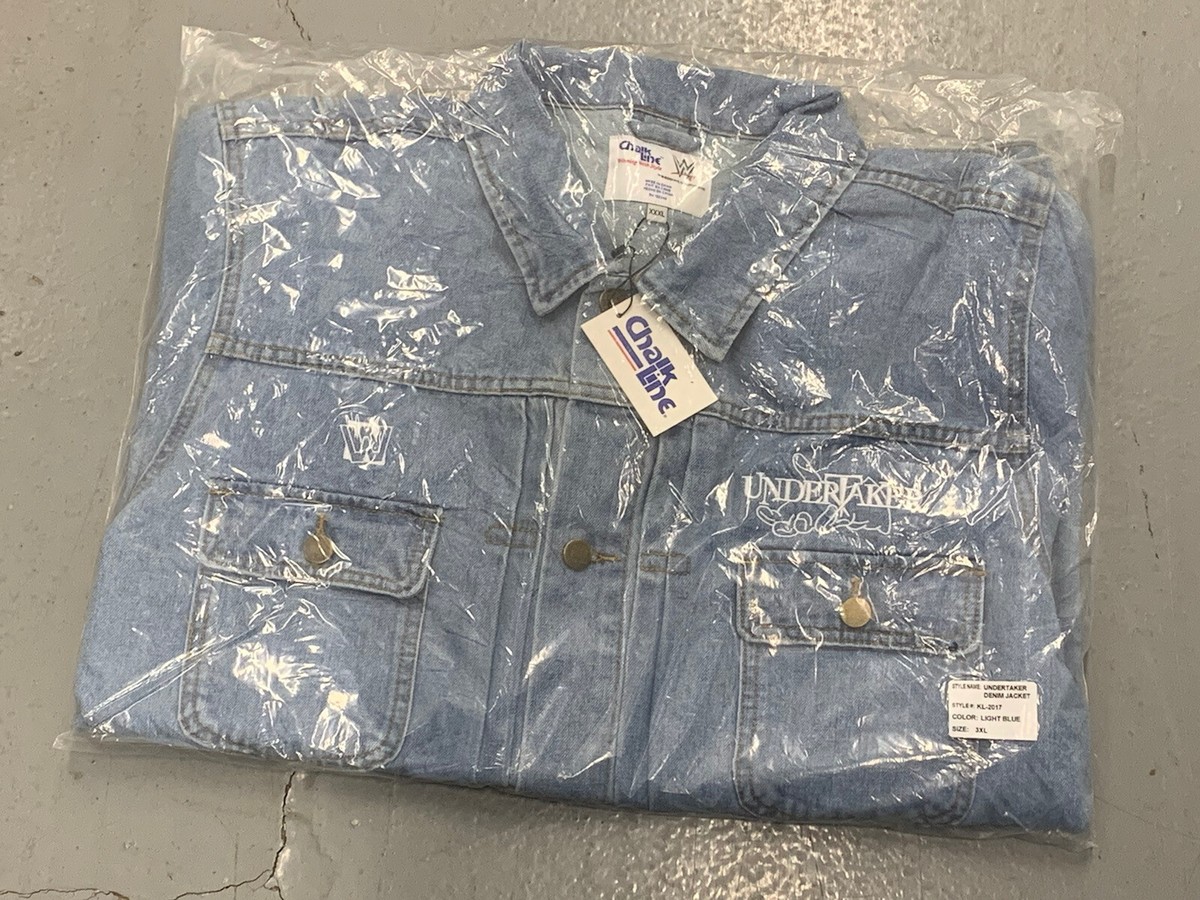 CHALKLINE The Undertaker 2020 Denim Jean Jacket WWE WWF Wrestler