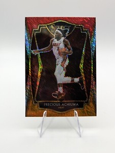 Precious Achiuwa 2020-21 Panini Select Premier Red White Orange Shimmer #193