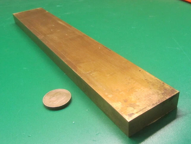 Barra plana de latón 360 5/8" de grosor x 2,00" de ancho x 12,0" de largo Foto 4 de 4