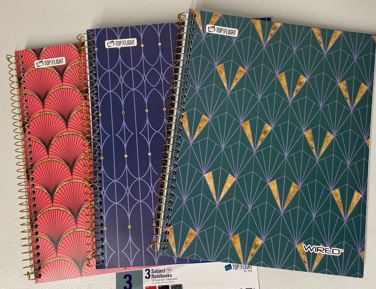 Top flight wired 3 subject notebook 60 photos - Travelerscast.com