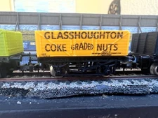 Lima N Gauge 7 Plank Wagon Coal Glasshoughton Coke Graded Nuts Rare