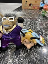 1998 Infamous Meanies Jerry Springer Jerry Stinger Bee Donkeying Plush w/ Tag