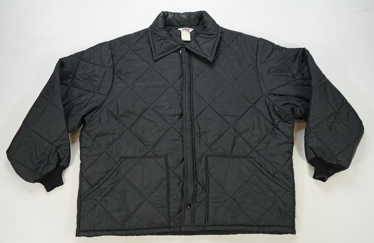 Rare Vintage BIG SMITH Quilted Full Zip Windbreaker Bomber Rare Vintage BIG SMITH Quilted Full Zip Windbreaker Bomber