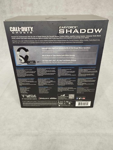 Casque Turtle Beach Call of Duty Ghosts Limited édition Neuf Sony PS3 PS4 - Imagen 3 de 4