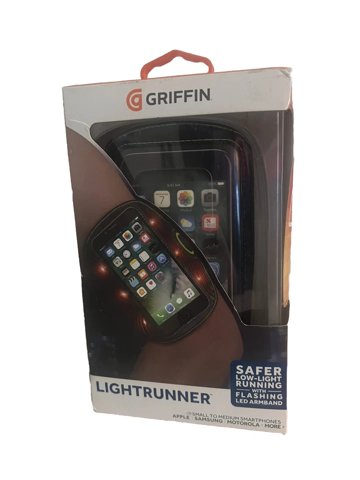 Griffin Light Runner Arm Band for Smartphones up to 5.5" - Black - Image 2 of 3