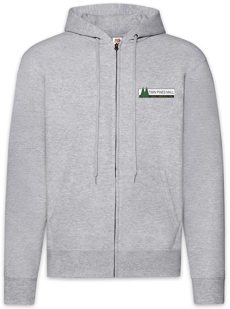 Twin Pines Mall Zipper Hoodie Back To The Symbol Sign Logo Company Future
