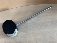 Bass Kick Drum Pedal BEATER Reversible 2-Way Felt Hard Plastic Head Premier 90s