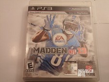 Madden NFL 13 Sony PlayStation 3 Case Only No Disc / Authentic USA - Fast Ship