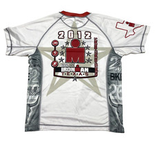 2012 Ironman Triathlon Texas MH Men's Medium Pullover T-Shirt Short Sleeve White