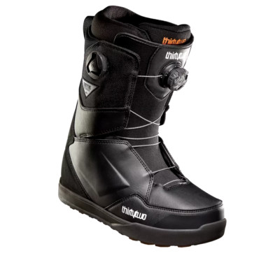 THIRTYTWO LASHED DOUBLE BOA SNOWBOARD BOOT Mens Size 9.5 Black and Grey