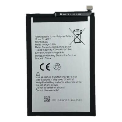 BL-49FT NEW Battery For TECNO POP 4 Mobile Phone Batteries BL-49FT 3.85V 5000mAh