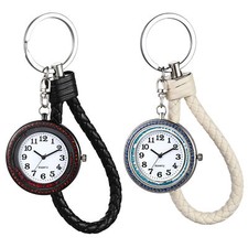 Clip-On Carabiner Key Chain Backpack Mountaineering Quartz Watch Nurse Watch