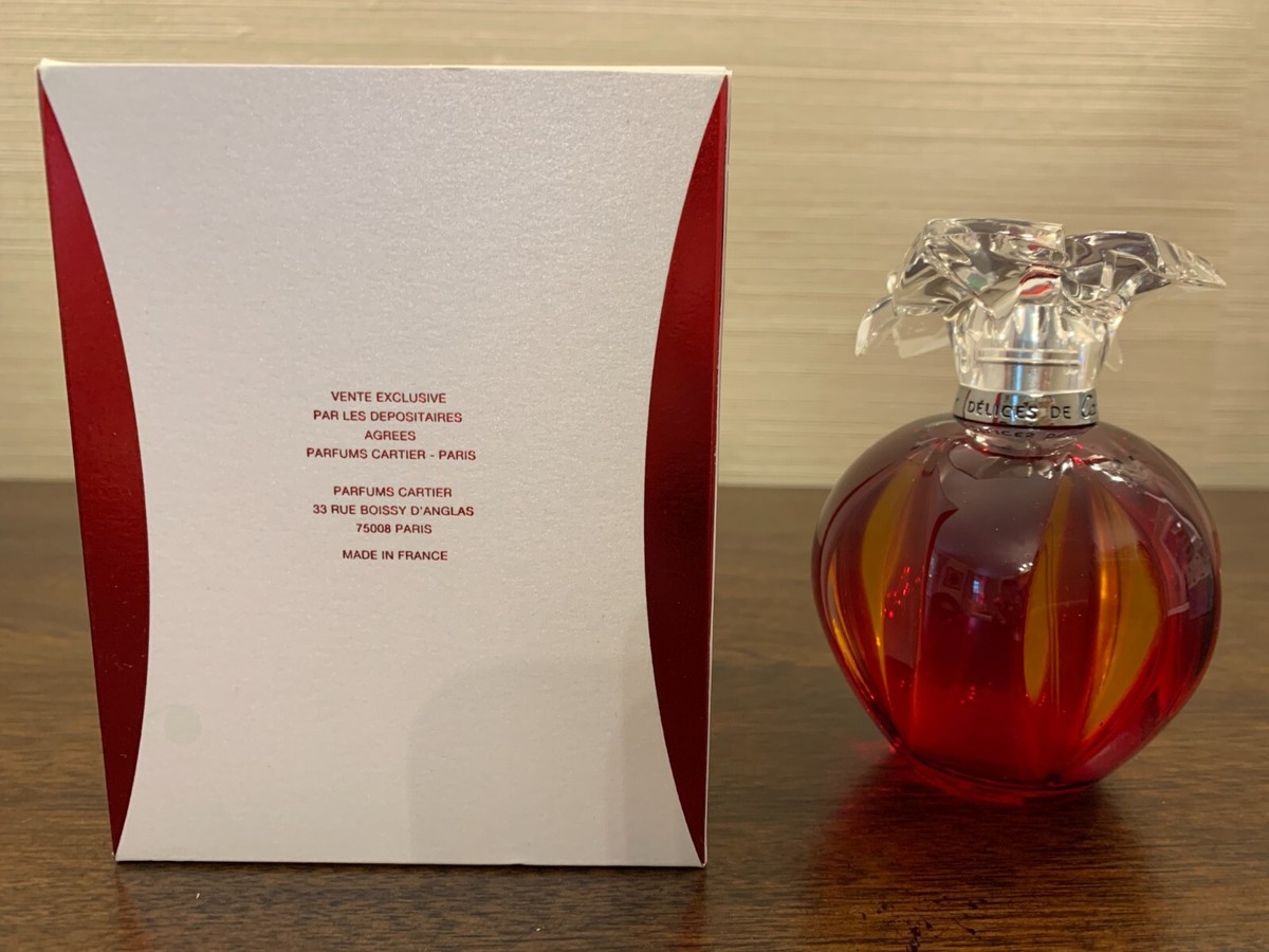 Cartier Delices de Cartier Eau De Toilette Spray 100ml/3.3oz RARE