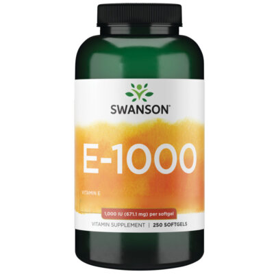 Swanson, E-1000, 1000IU, 250 Kapseln - Blitzversand