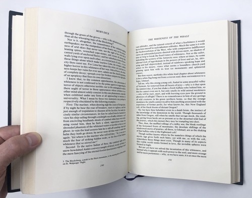 Moby Dick The White Whale Herman Melville 1979 Oxford Press Franklin Library HC - Foto 7 di 12