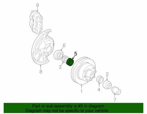 Ford E150 Club Wagon 2007 camioneta de carga Chateau cojinete interior taza Doaz1202B fabricante de equipos originales nuevo Foto 2 de 2