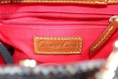 Dooney Bourke Janine Python Snake Print Leather Mini Tote Satchel Crossbody Bag - Picture 10 of 13