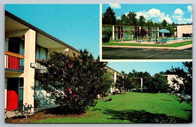 Florence, SC, Quality Inn Motel, Pool, Vintage Postcard