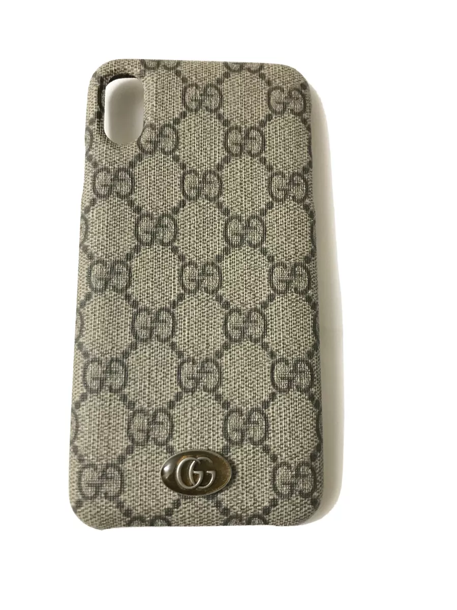 AUTHENTIC Gucci GG Supreme Ophidia Pro Max iPhone X/XS Case 587671-617664