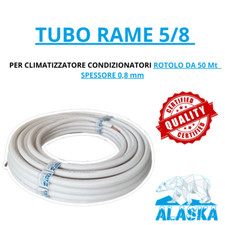 TUBO RAME 5/8 CONDIZIONATORE CLIMATIZZATORE IMPIANTI REFRIGERAZIONE