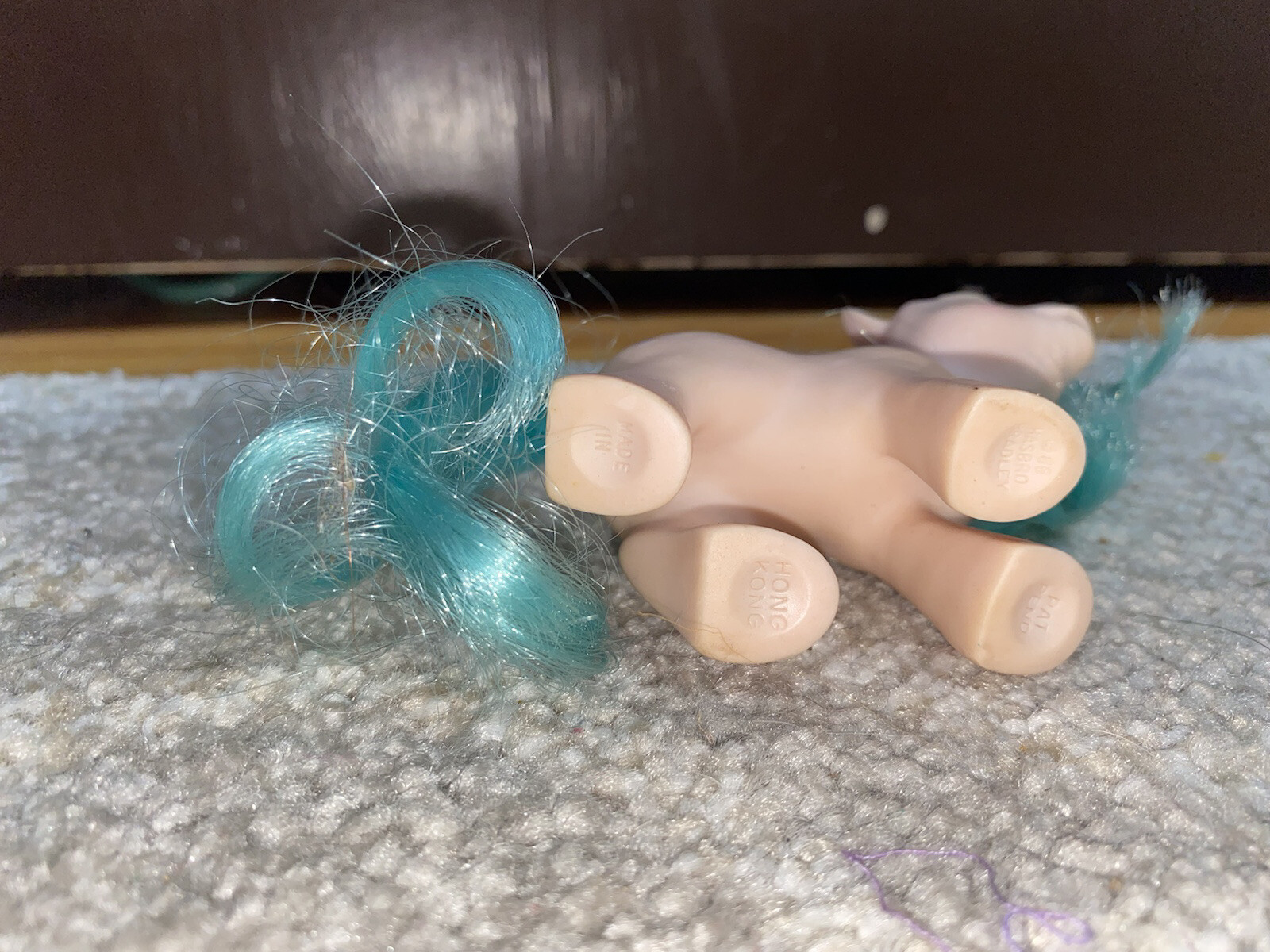 Pantofole vintage G1 My Little Pony bambino mezza nota BBE scuola di danza balletto MLP