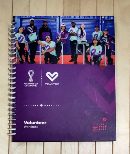 FIFA World Cup Qatar 2022 Volunteer Workbook & Thank You Gift Set (4 Items) - Picture 4 of 6