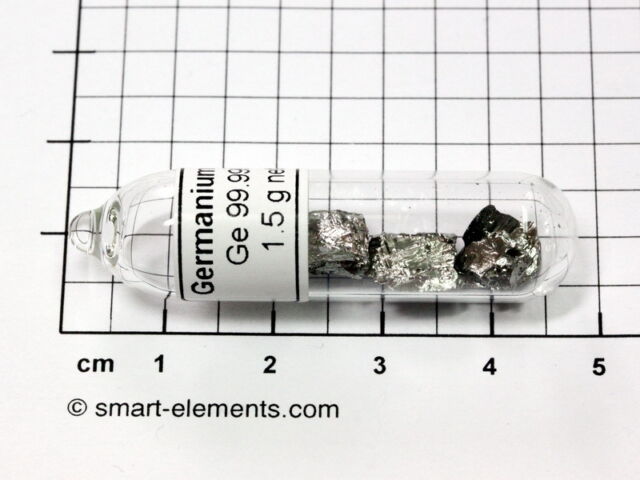 Germanium Polycrystalline 99.999% - 1.5g in Ampoule - Smart Elements-