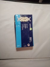 10-PACK Leviton 15-Amp Residential Grade Grounding Duplex Outlet in Ivory