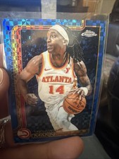 2025-26 Topps Chrome Terance Mann Blue X-Fractor #9 IN-HAND SSP