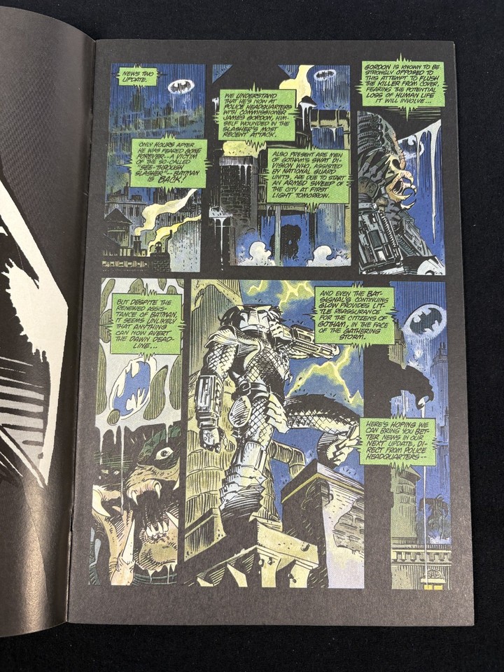BATMAN VERSUS PREDATOR NO 3 DC COMIC BOOK 1992 COMICS ART DARK HORSE ...