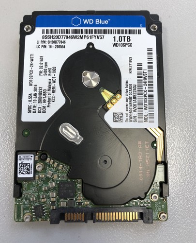 HDD SLIM 1TB 5400 RPM SATA 2,5" Preis pro 1 Stück