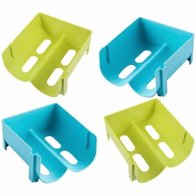  4 Pcs Kühlschrankschubladem Aufbewahrungsbehälter Gefrier-Aufbewahrungsbehälter
