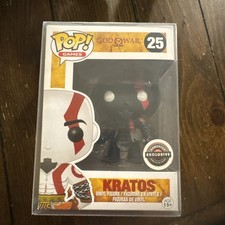 Funko Pop! Kratos God Of War Vinyl Figure #25 Gamestop Exclusive