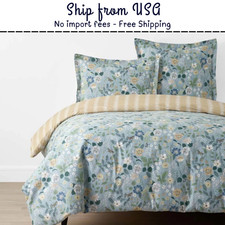 Rifle Paper Co. Strawberry Fields Classic Cool Cotton Percale Duvet Cover