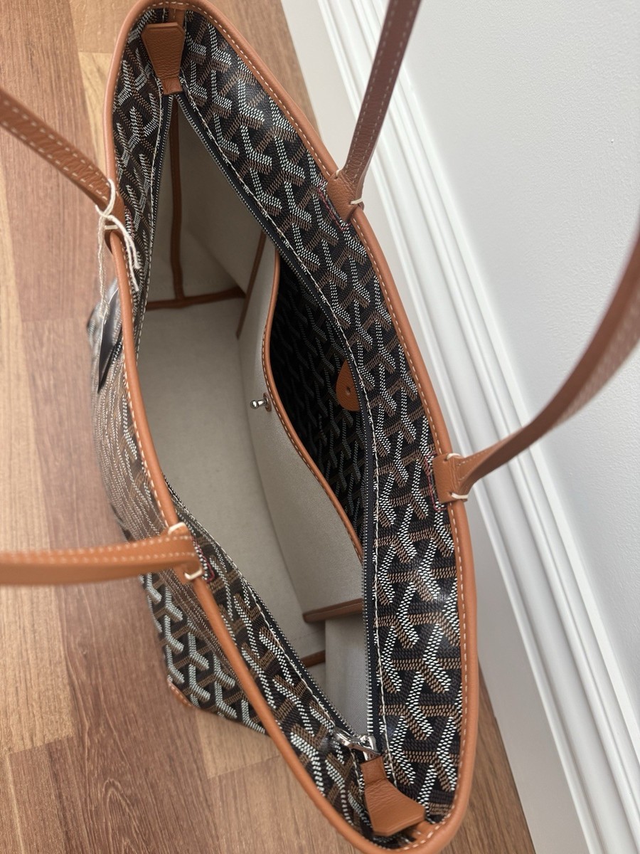Goyard Artois PM Bag Black Tan Rare Hard to Find
