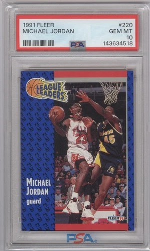 1991 Fleer Michael Jordan #220 PSA 10 gem mint