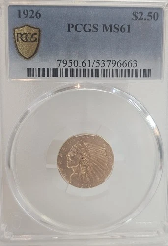 1926 Indian Head Gold — photo from the most recent tracked eBay sale