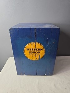 Antique Western Union Railroad Telegraph Station Box w/ Sounder and Resonator 