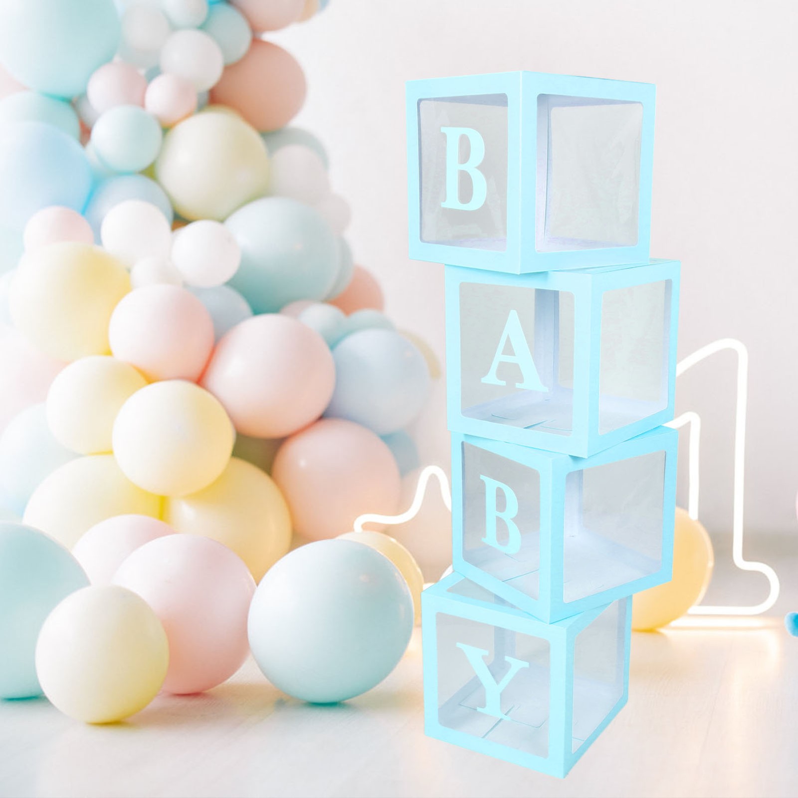 4PCS Transparent Balloon Box For Proposal Decoration Recommended