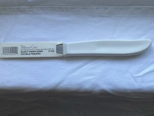 Pampered Chef Quikut Kitchen Paring Knife White Handle 1250 2.5" Blade -Retired