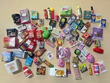 Zuru Mini Brands Lot Of 75+ Mixed foods Toys Accessories, Food & More, EUC- RARE